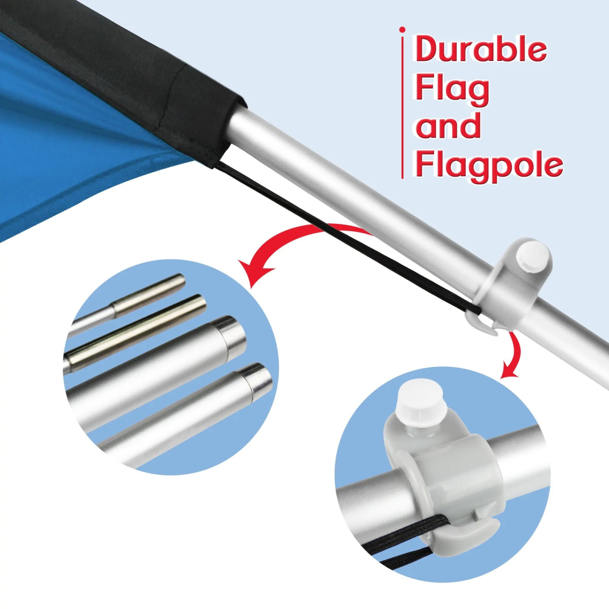 FSFLAG Alternators Swooper Flag Feather Flag Pole Kit - FSFlag