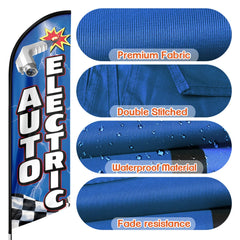 FSFLAG Auto Electric Swooper Flag Feather Flag Pole Kit - FSFlag