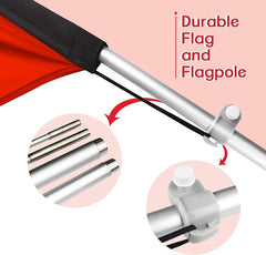 FSFLAG 11FT Grand Opening Sign for Business - feather flag pole kit - FSFlag