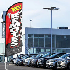 Car Key Sign - FSFLAG Key Remotes Swooper Flag Feather Flag Pole Kit - FSFlag