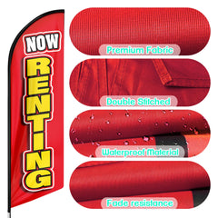 FSFLAG Swooper Flag Feather Flag Pole Kit For Rent Sign - FSFlag