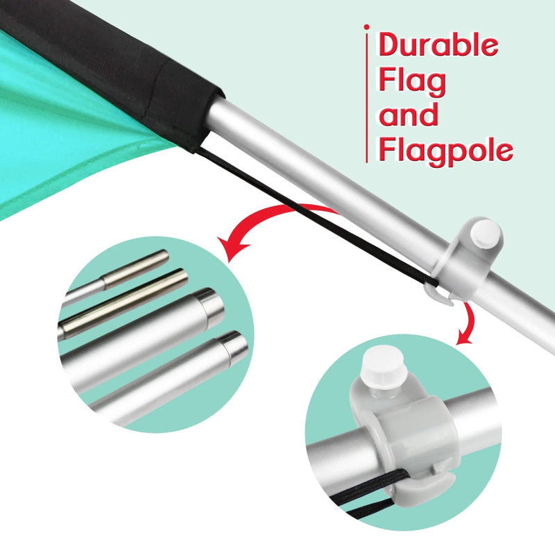 Ice Cream Flag - 11ft Ice Cream Swooper Flag Feather Flag Pole Kit - FSFlag