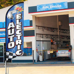 FSFLAG Auto Electric Swooper Flag Feather Flag Pole Kit - FSFlag