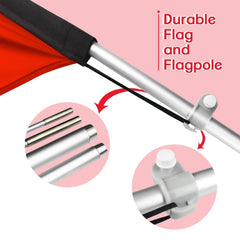 FSFLAG Swooper Flag Feather Flag Pole Kit For Rent Sign - FSFlag