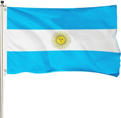 FSFLAG Argentina Flag 3 X 5 Ft 400D With Polyester and Two Brass Grommets - FSFlag