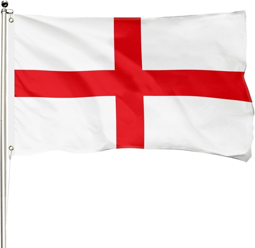 FSFLAG England Flag 3 X 5 Ft 400D Polyester and Two Brass Grommets - FSFlag