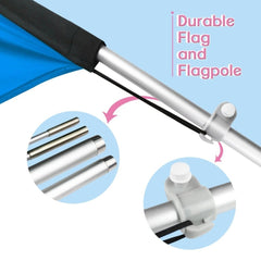 FSFLAG Feed Store Swooper Flag Feather Flag Pole Kit - FSFlag