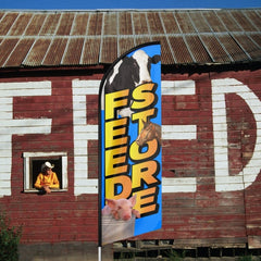 FSFLAG Feed Store Swooper Flag Feather Flag Pole Kit - FSFlag