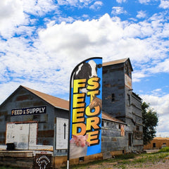 FSFLAG Feed Store Swooper Flag Feather Flag Pole Kit - FSFlag