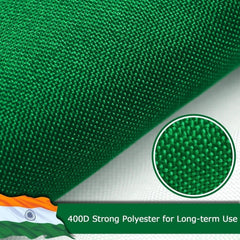 FSFLAG India Flag 3 X 5 Ft 400D Polyester and Two Brass Grommets - FSFlag