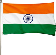 FSFLAG India Flag 3 X 5 Ft 400D Polyester and Two Brass Grommets - FSFlag