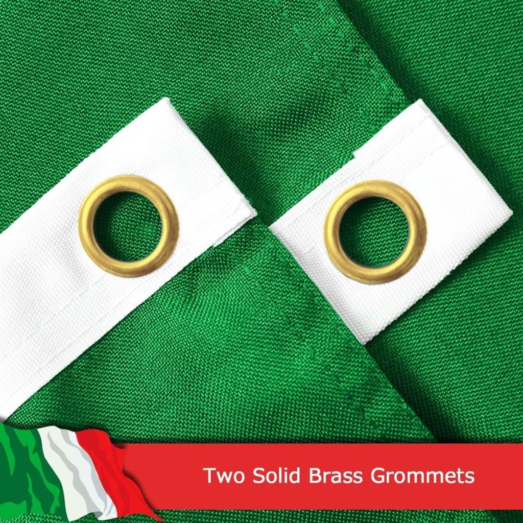 FSFLAG Italy Flag 3 X 5 Ft 400D Polyester and Two Brass Grommets - FSFlag
