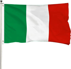 FSFLAG Italy Flag 3 X 5 Ft 400D Polyester and Two Brass Grommets - FSFlag