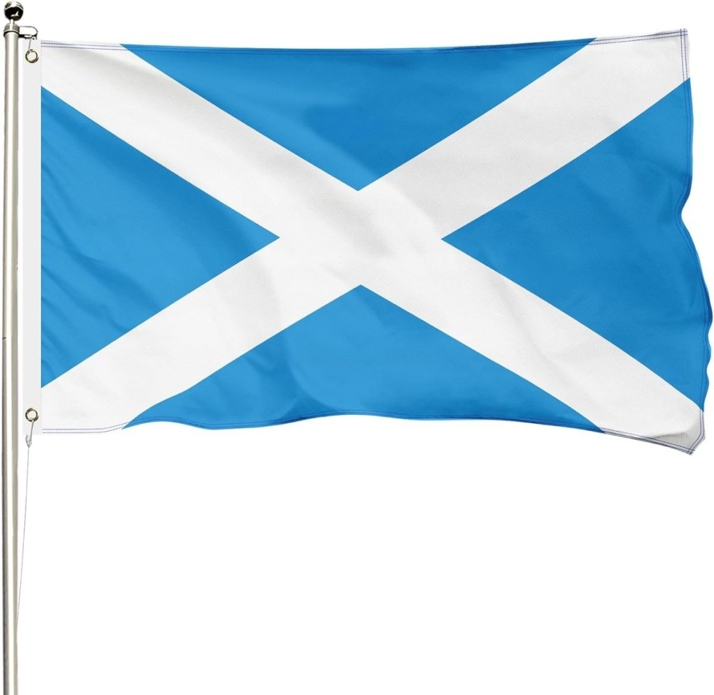 FSFLAG Scotland Flag 3 X 5 Ft 400D Polyester and Two Brass Grommets - FSFlag