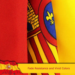 FSFLAG Spain Flag 3 X 5 Ft 400D Polyester and Two Brass Grommets - FSFlag