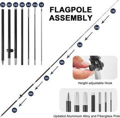 Hot Chocolate Bar Sign - 8ft Hot Chocolate Feather Flag with Pole and Stake - FSFlag