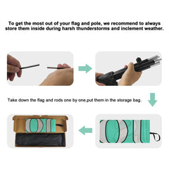 Ice Cream Sign - FSFLAG 8Ft Ice Cream Feather Flag Set