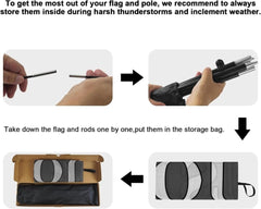 Pizza Flag Kit - 8ft Pizza Feather Flag Kit with Pole and Stake - FSFlag