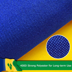 Saint Vincent and the Grenadines Vincentian Flag for Outside, 400D Heavy Duty Polyester, Double - Sided Printing, Quadruple Stitched Fly Hem, Fade Resistant, 2 Brass Grommets
