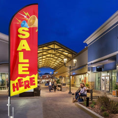 Sale Sign - 11ft Sale Business Flag Kit For Sale - FSFlag