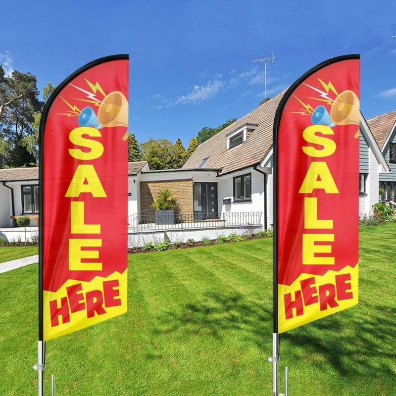 Sale Sign - 11ft Sale Business Flag Kit For Sale - FSFlag