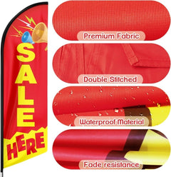 Sale Sign - 11ft Sale Business Flag Kit For Sale - FSFlag