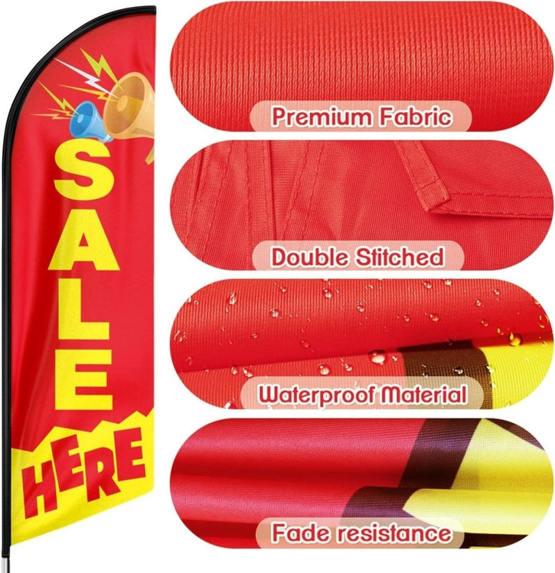 Sale Sign - 11ft Sale Business Flag Kit For Sale - FSFlag