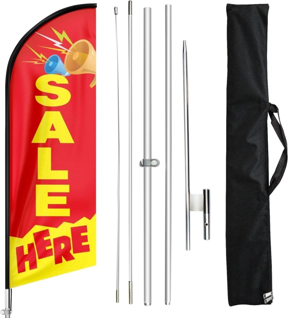 Sale Sign - 11ft Sale Business Flag Kit For Sale - FSFlag
