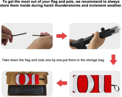 Small Engine Repair Sign - 8ft Small Engine Repair Feather Flag Pole Kit - FSFlag