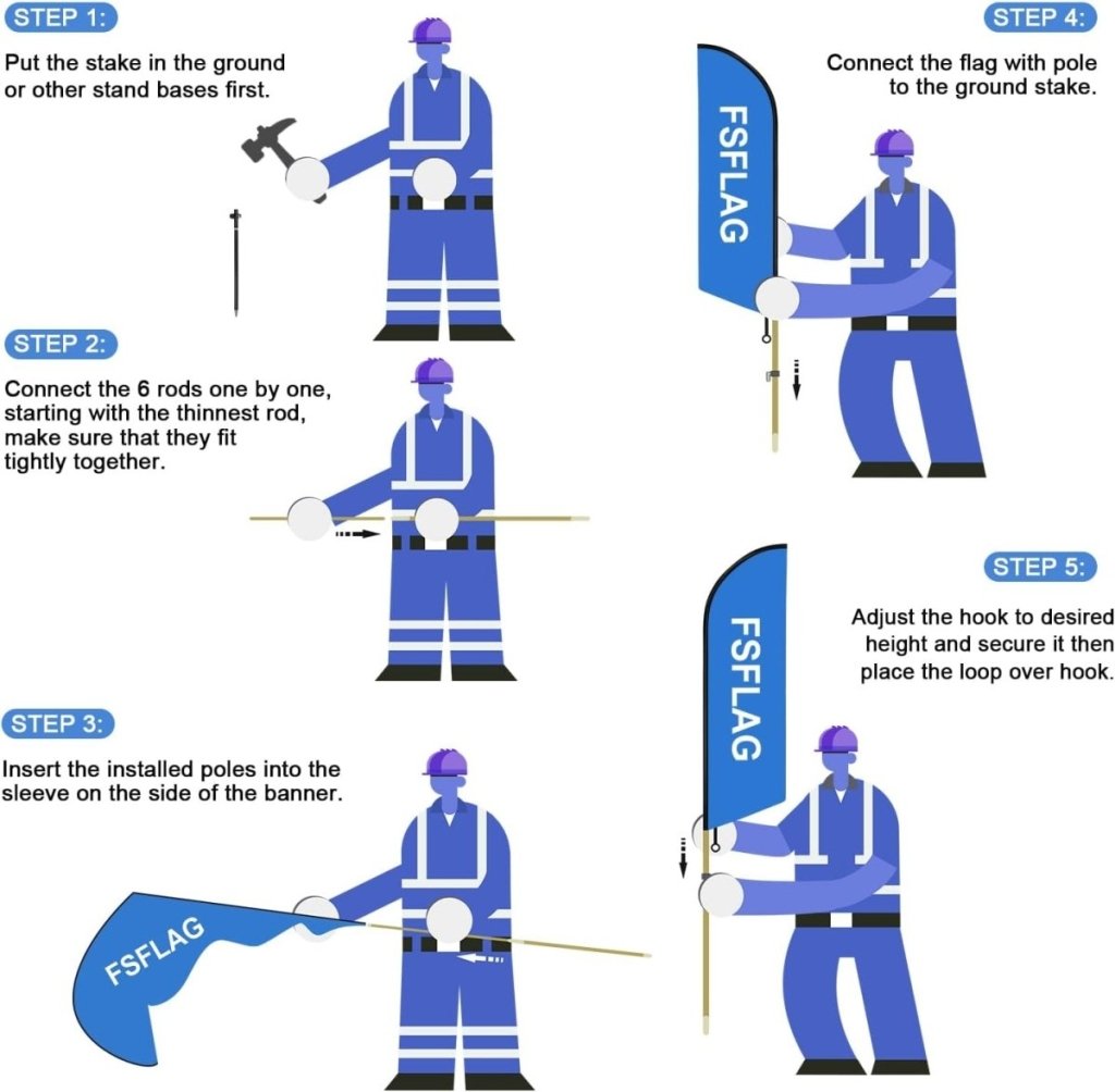 Snack Bar Sign Kit - 8ft Snacks Feather Flag with Pole and Stake - FSFlag