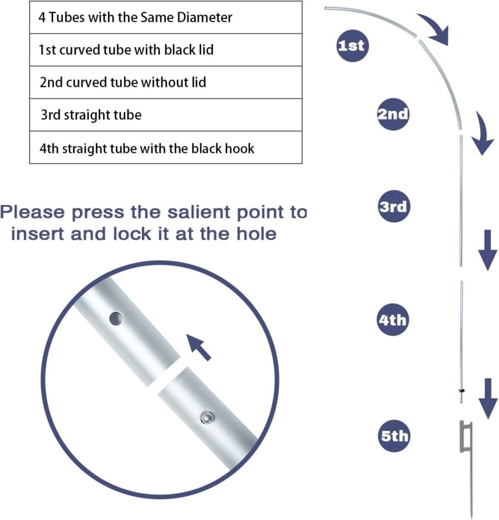 Snack Sign - 11ft Feather Flag Kit for Advertising with Pole and Stake - FSFlag