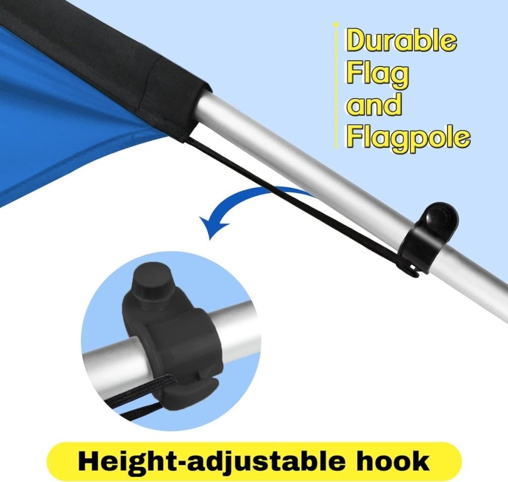 Snack Sign - 11ft Feather Flag Kit for Advertising with Pole and Stake - FSFlag