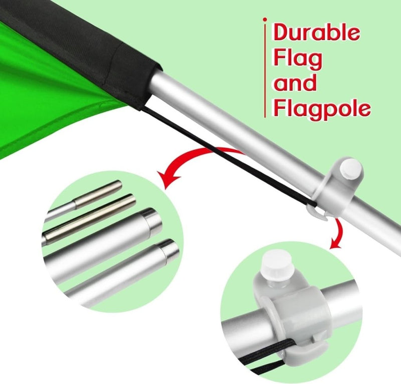 Tacos Sign - 11ft Tacos Burritos Feather Flag with Flag Pole and Ground Stake - FSFlag