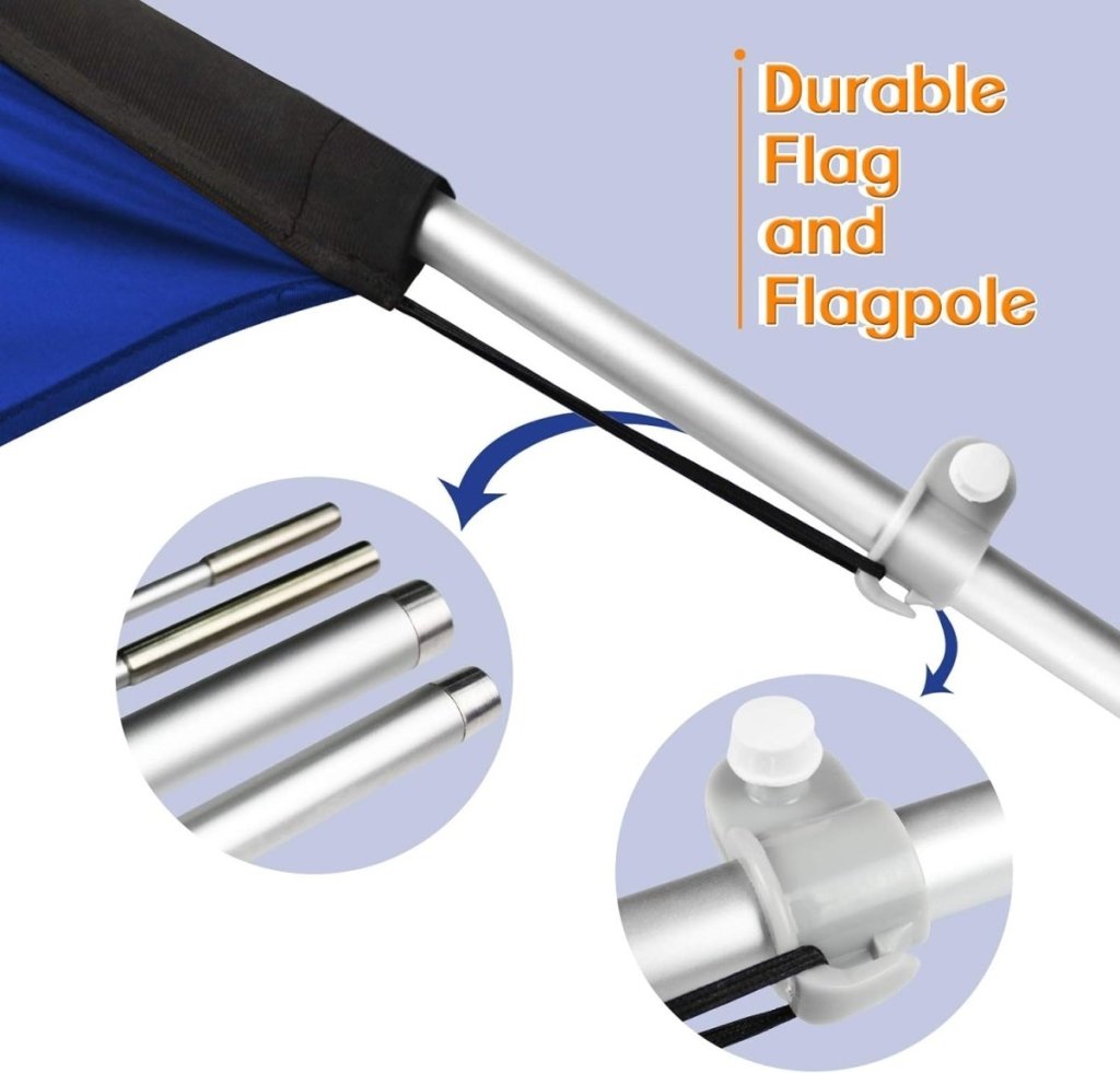 Tax Service Sign - 11Ft Tax Service Feather Flag Pole Kit with Ground Stake - FSFlag