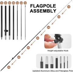 Thai Food Flag Kit - 8ft Thai Food Feather with Pole and Stake - FSFlag