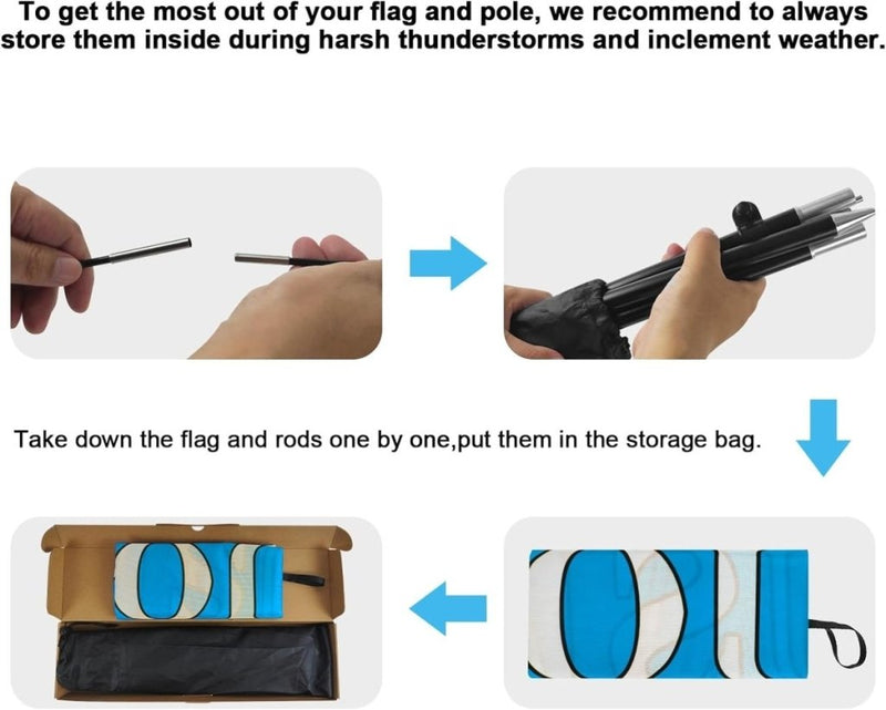 Yard Sale Signs - 8FT Yard Sale Feather Flags with Pole and Ground Stake - FSFlag