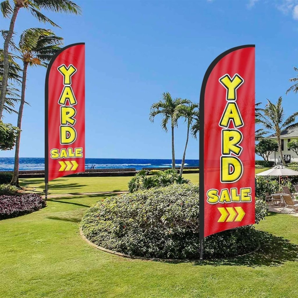 Yard Sale Signs - Yard Sale Feather Flag Set - FSFlag