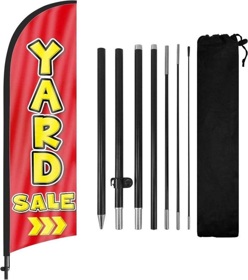 Yard Sale Signs - Yard Sale Feather Flag Set - FSFlag