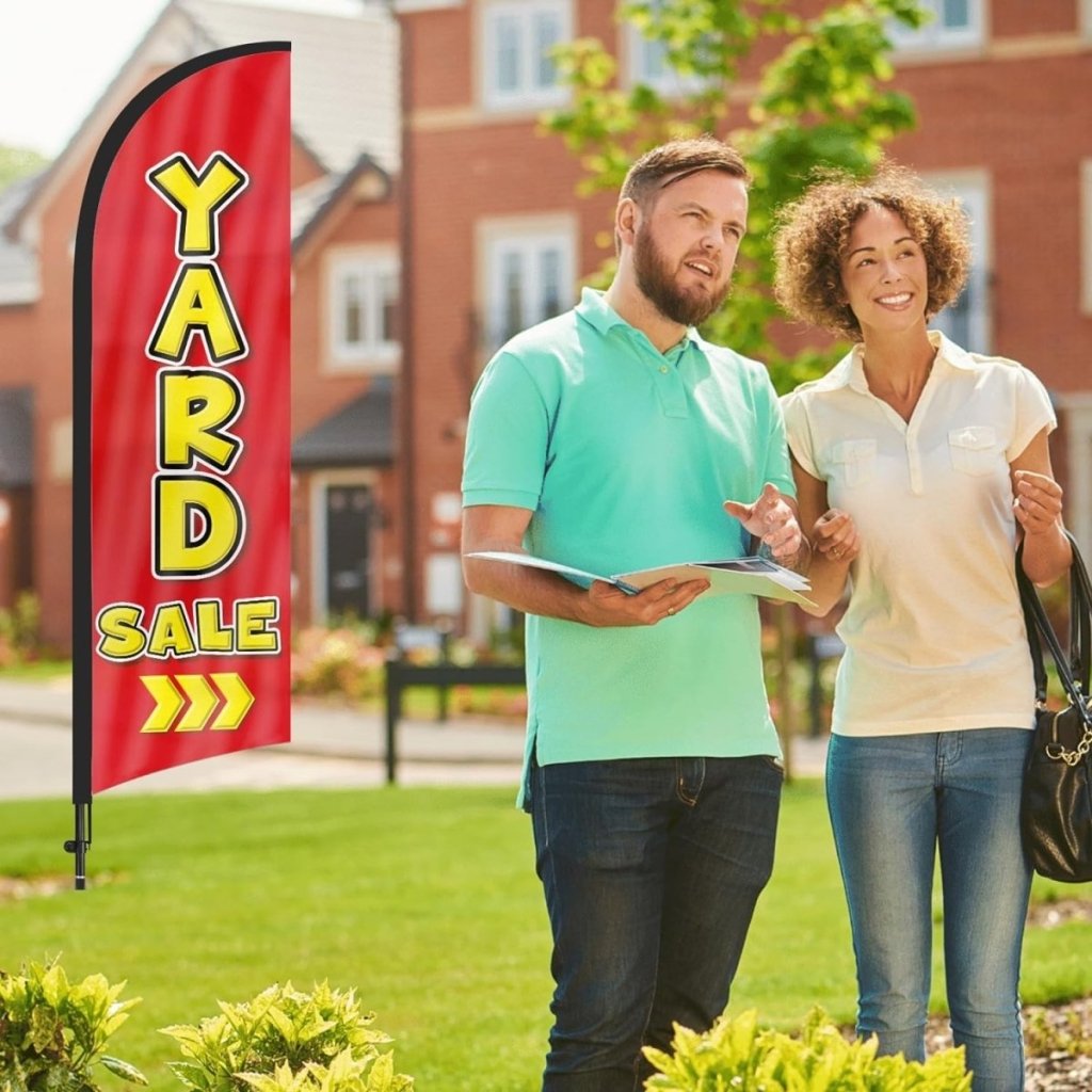 Yard Sale Signs - Yard Sale Feather Flag Set - FSFlag