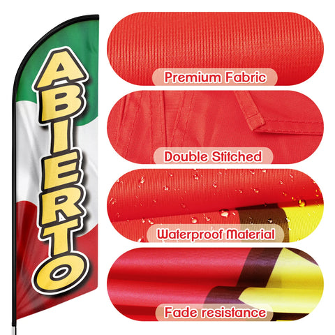 FSFLAG Abierto open Abierto - feather flag pole kit